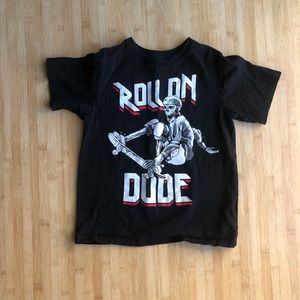 Children’s Place Black Skateboard T-Shirt